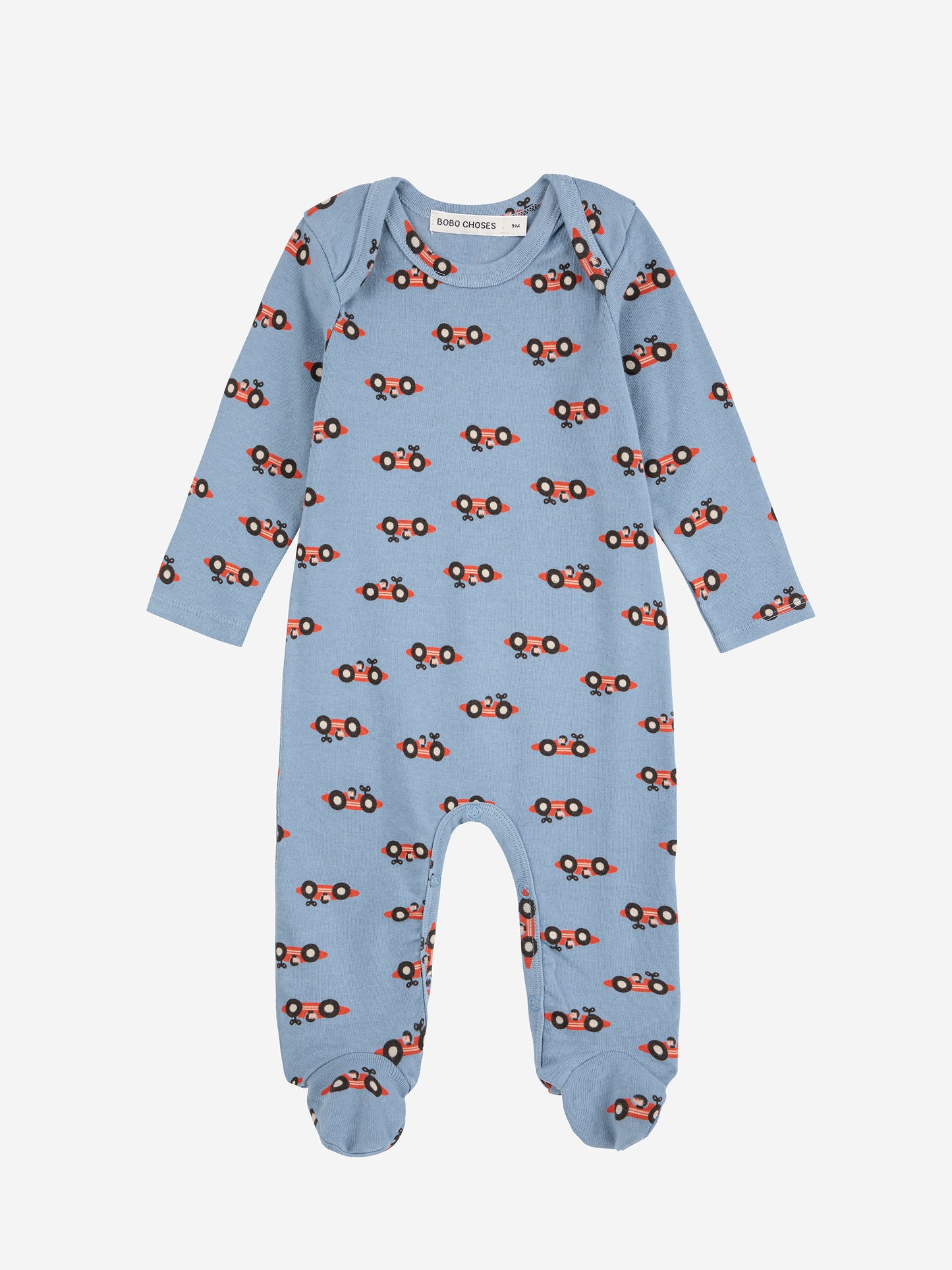 Go!復古小汽車有機棉新生兒禮盒三件組