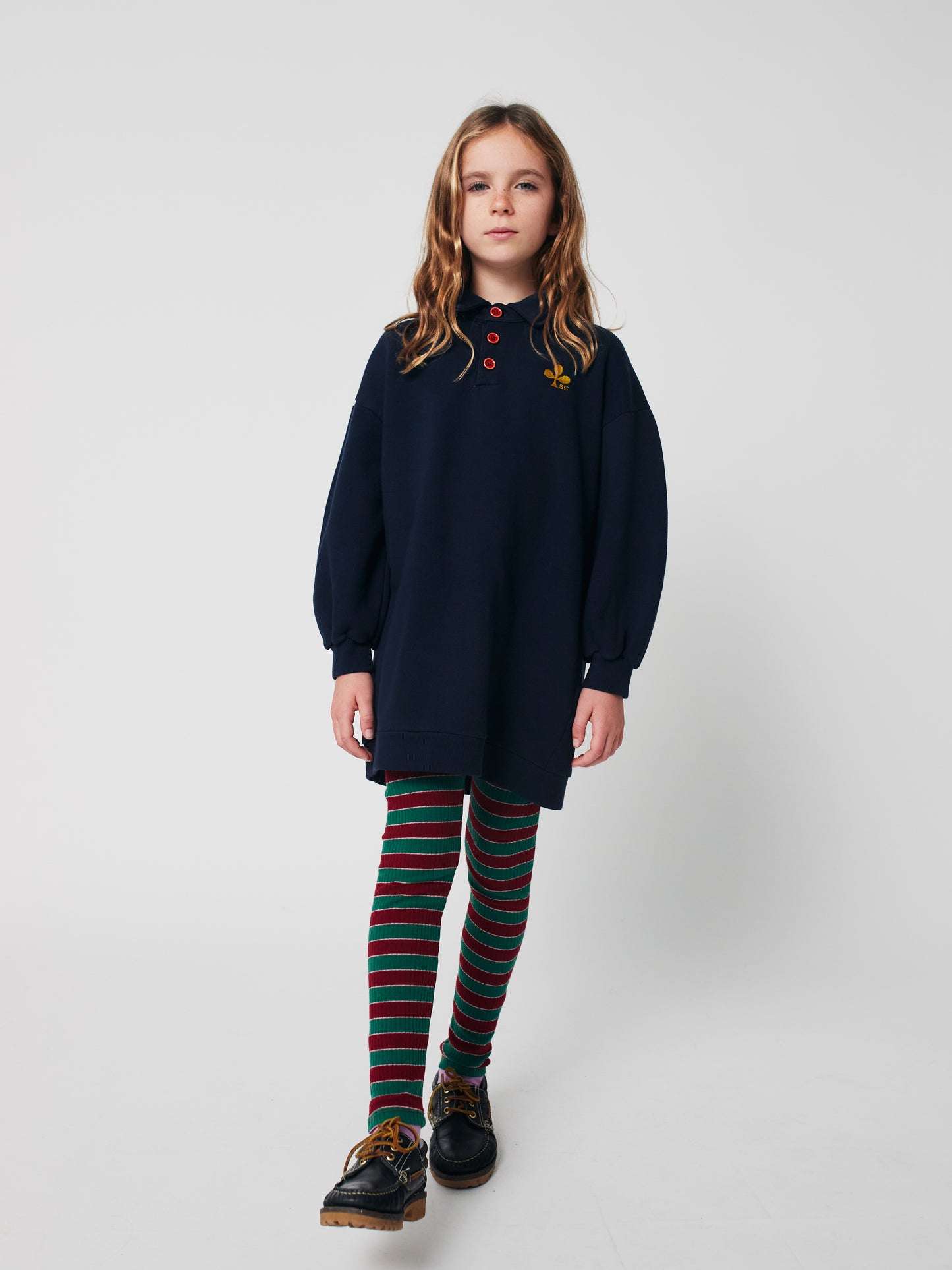 *限時預購中* 幸運草Polo衫連身洋裝