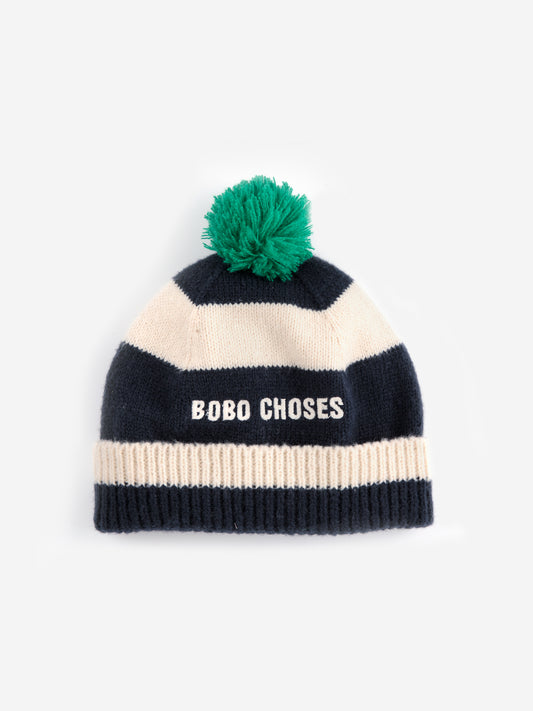 Bobo Choses藍白條紋毛帽