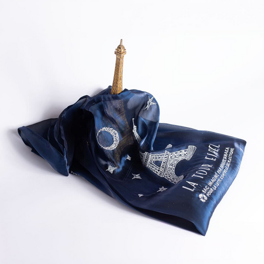 *追加預售中* Brigitte Tanaka 巴黎星空明信片 歐干紗袋