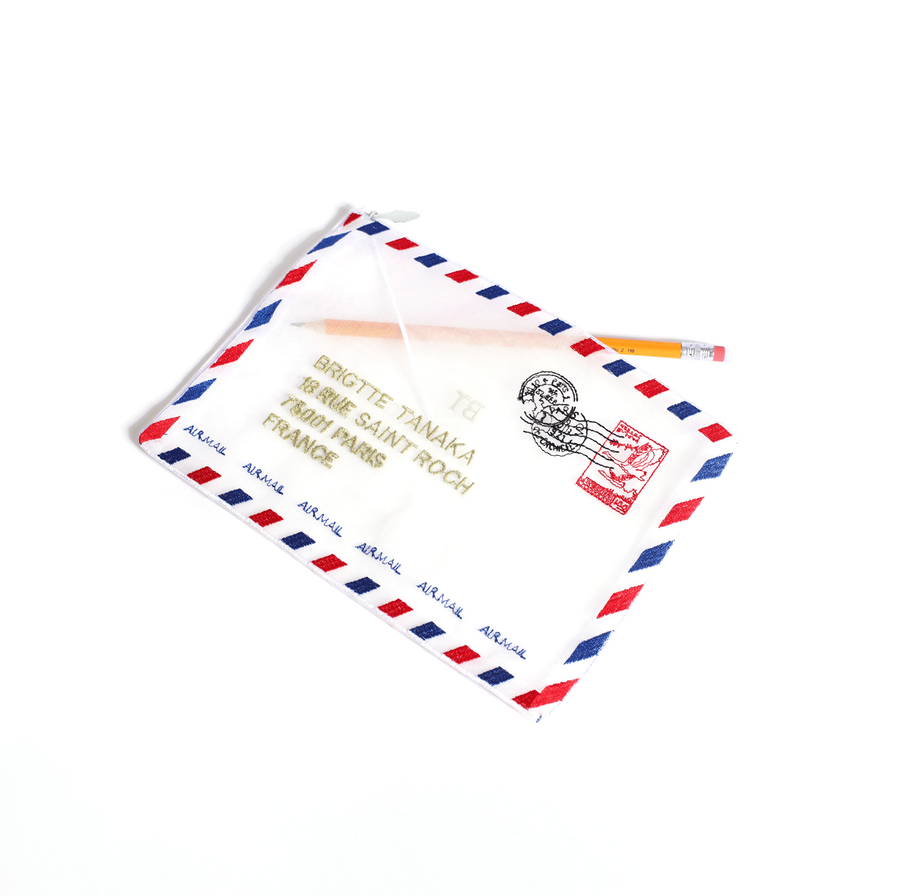 Brigitte Tanaka 巴黎限時批 歐干紗拉鍊袋