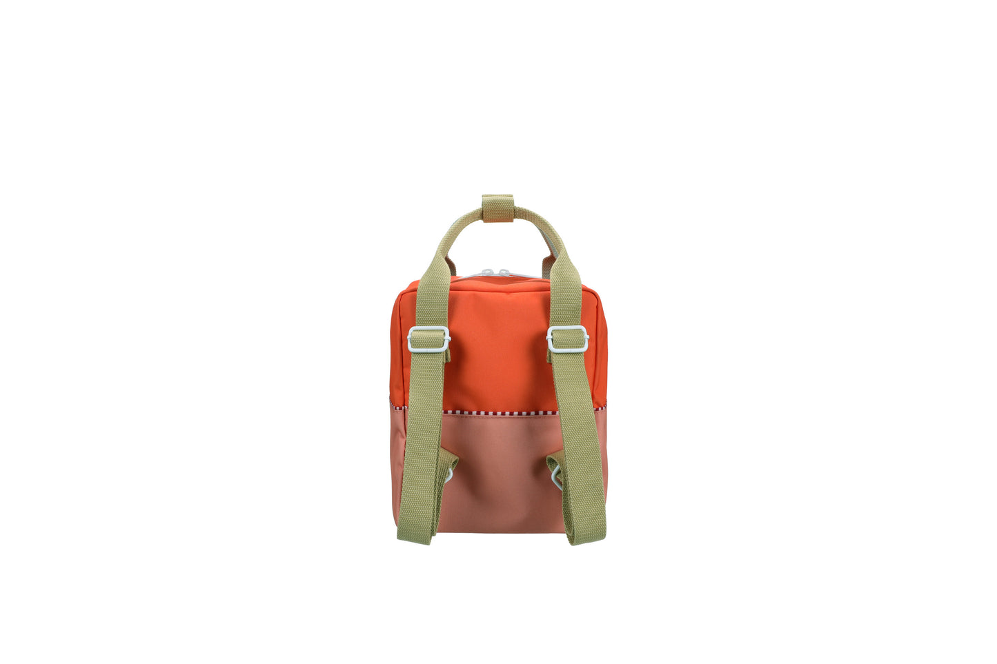 Sticky Lemon Colorblock珊瑚粉＋淺艇橘小號後背包