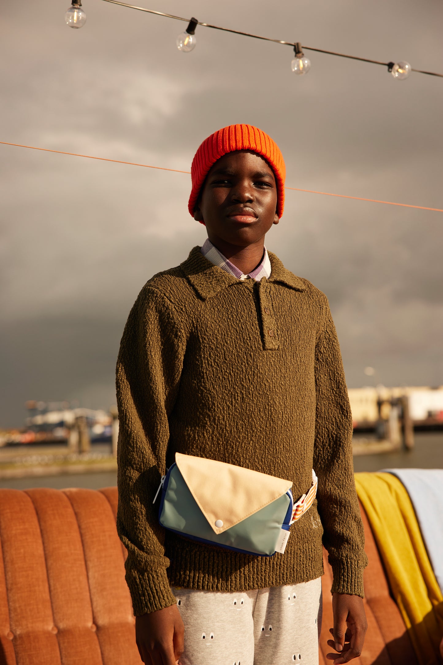 Sticky Lemon Evelope潛水藍綠腰包