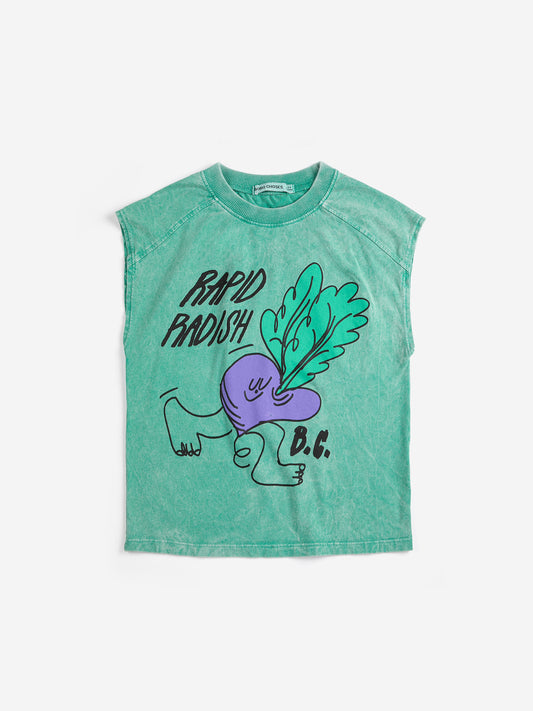 Rapid Radish 紫蘿蔔印花無袖T恤