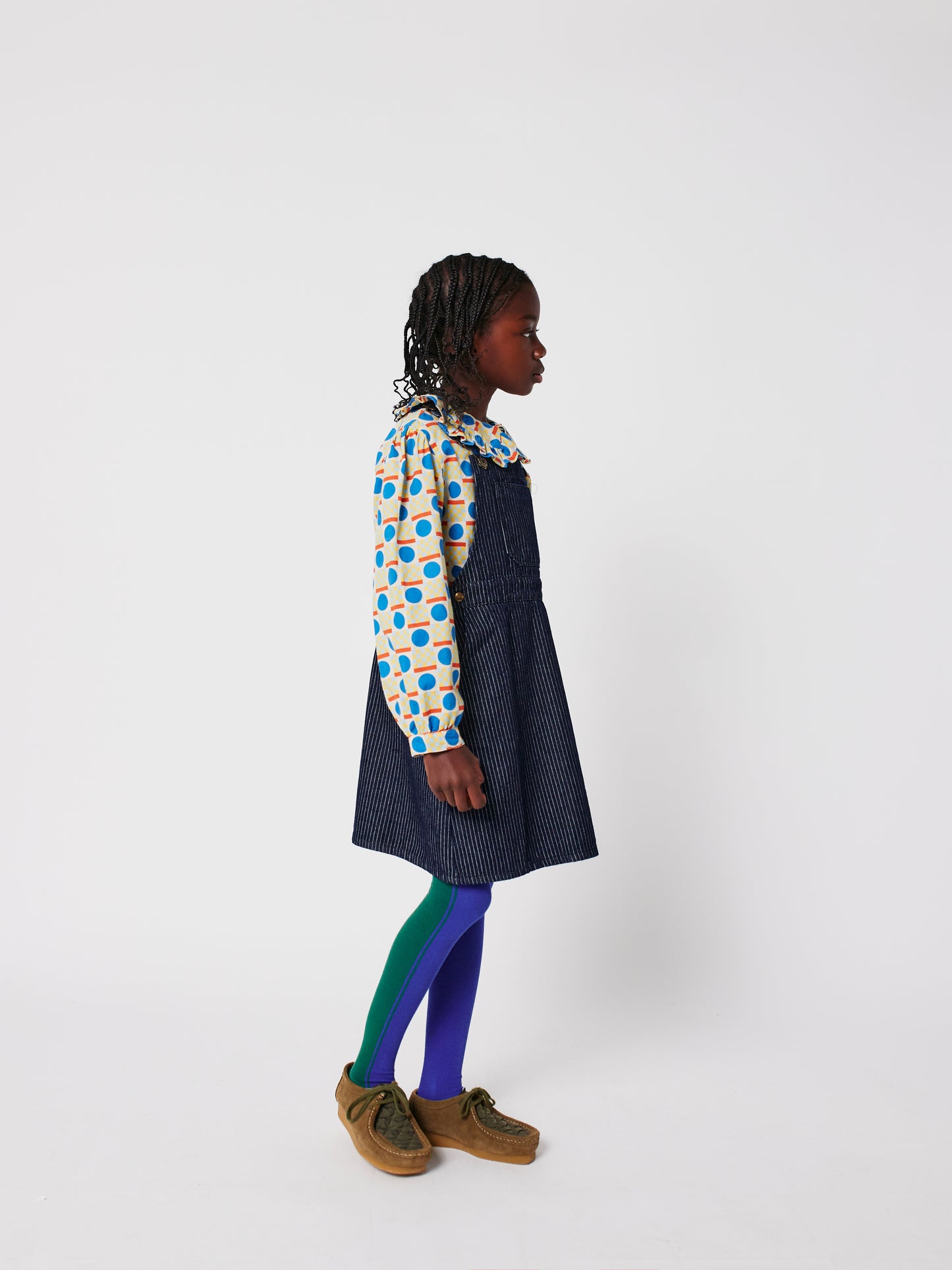 Tic Tac Toe丹寧吊帶洋裝