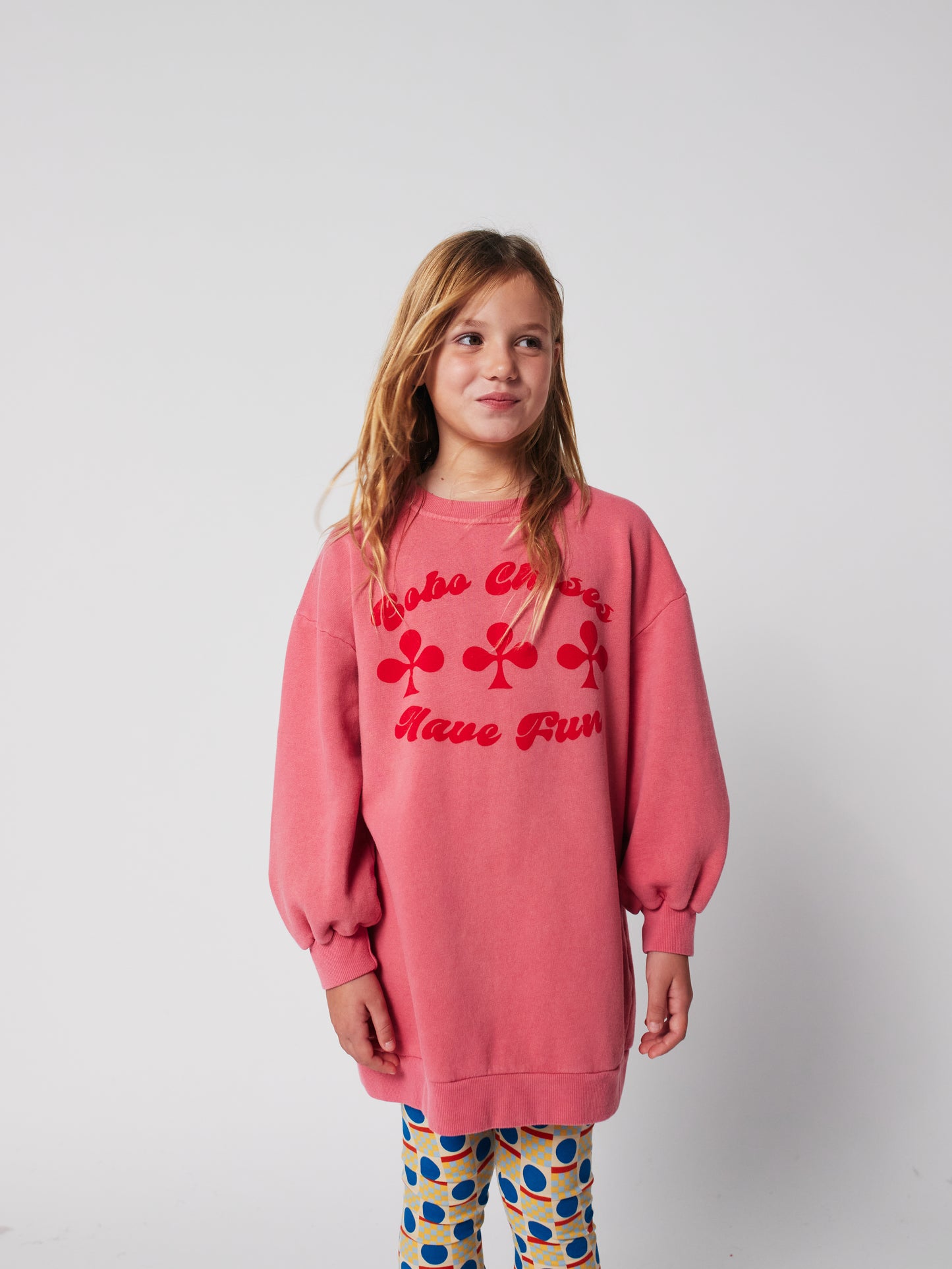 Have Fun刷毛大學Ｔ洋裝