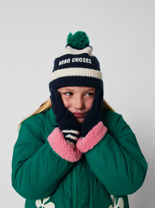 Bobo Choses藍白條紋毛帽