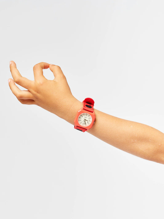 Bobo ChosesＸMini Kyomo聯名蘋果紅色手錶