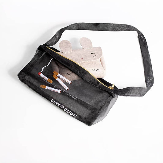 Brigitte Tanaka 香菸巧克力歐干紗斜背包