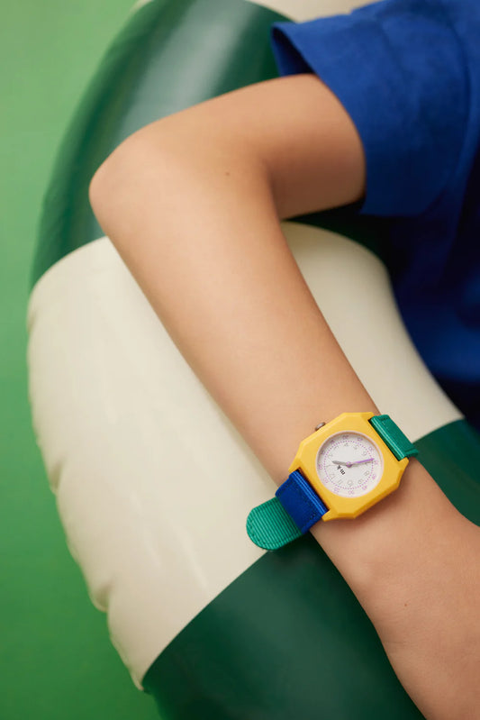 Mini Kyomo熱帶撞色香蕉腕錶