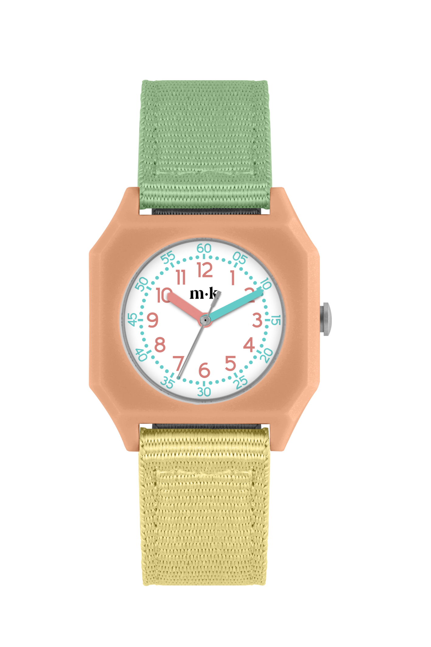 Mini Kyomo Watercolor Watch 水彩杏桃綠腕錶