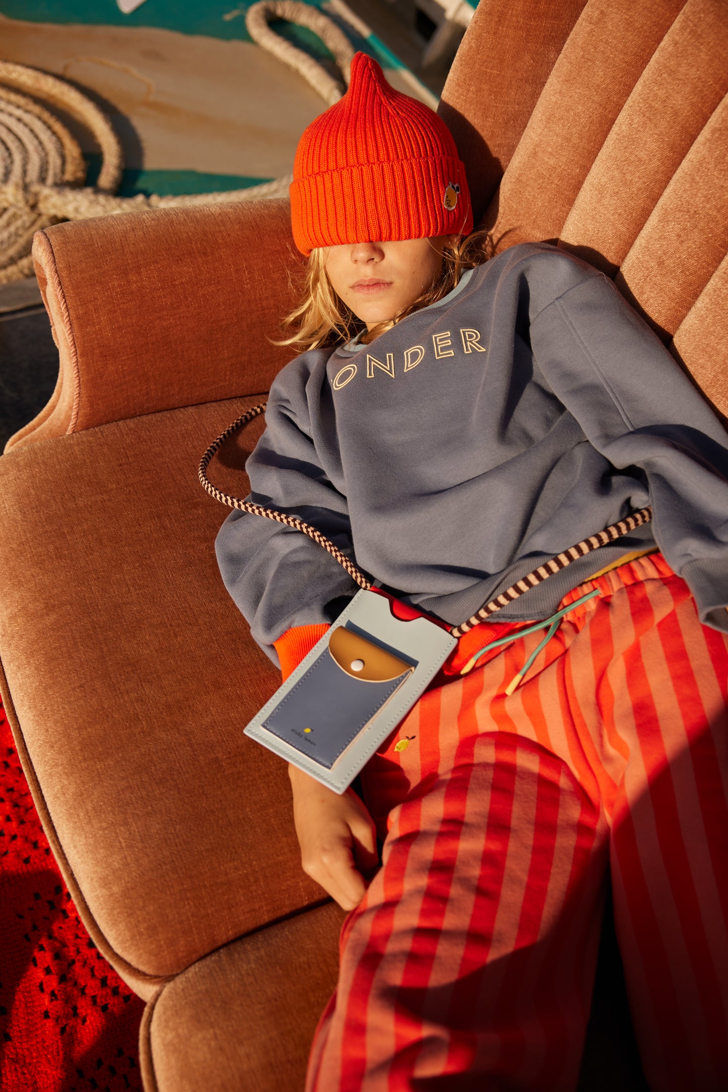 Sticky Lemon Wonders Zissou藍隨身小包