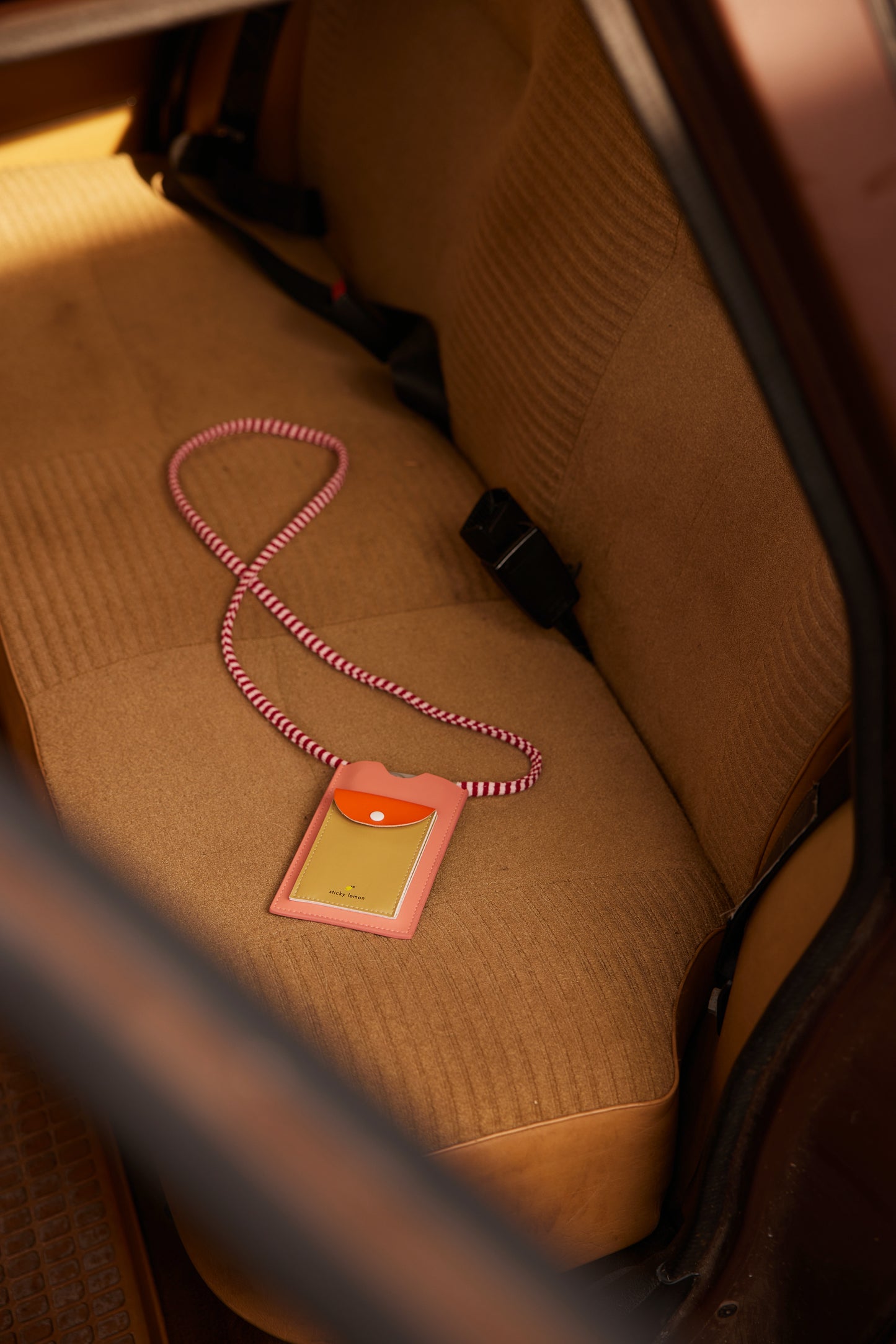 Sticky Lemon Wonders 珊瑚粉隨身小包