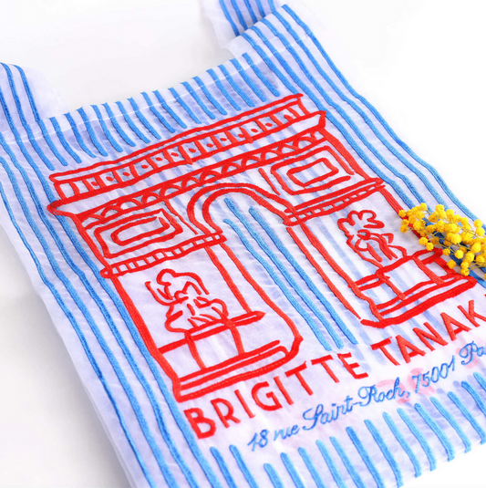 ＊追加預售中＊ Brigtte Tanaka巴黎凱旋門 歐干紗袋