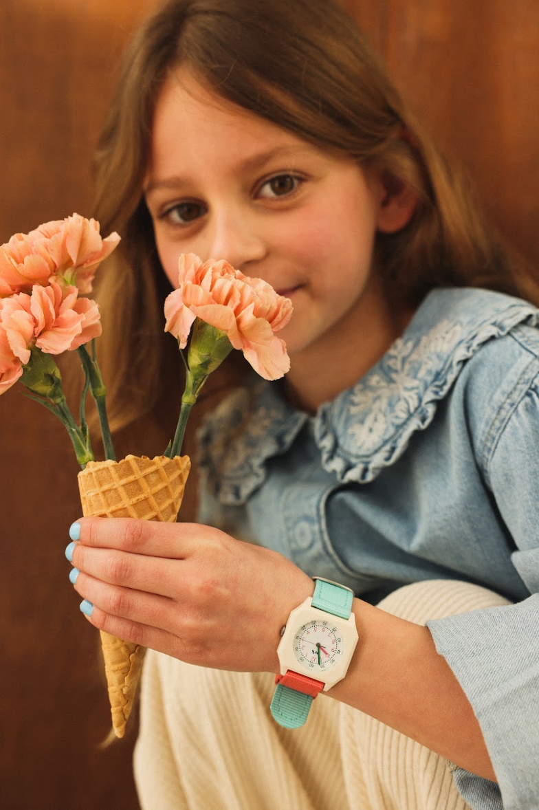 Mini Kyomo Watercolors Bloom Watch 花漾撞色腕錶