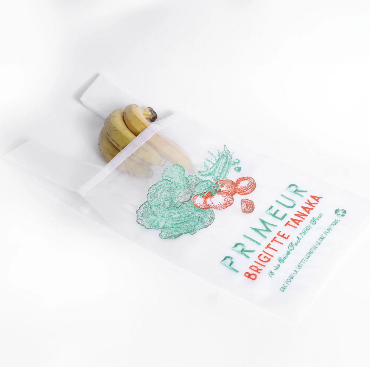 ＊追加預售中＊ Brigitte Tanaka 巴黎時令蔬果 歐干紗袋