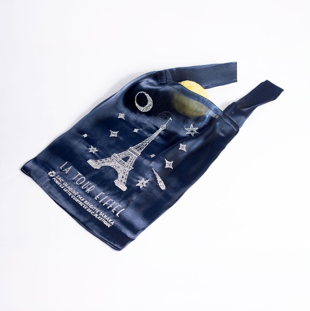 ＊追加預售中＊ Brigitte Tanaka 巴黎星空明信片 歐干紗袋