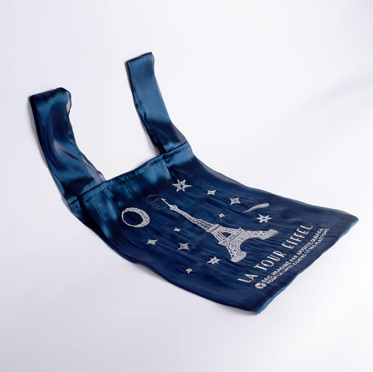 ＊追加預售中＊ Brigitte Tanaka 巴黎星空明信片 歐干紗袋